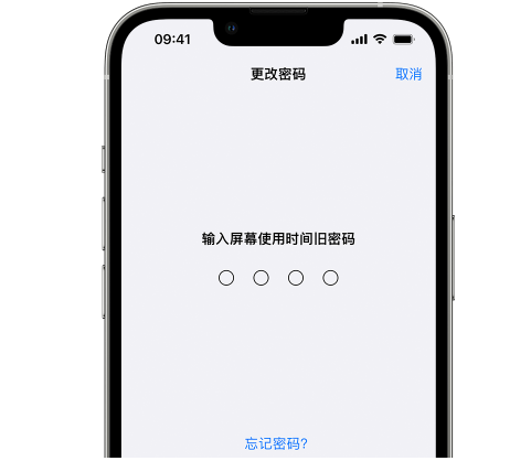 广汉iPhone屏幕维修分享iPhone屏幕使用时间密码忘记了怎么办 