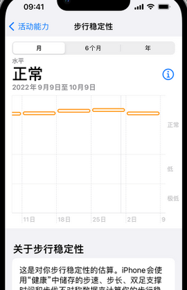 广汉iPhone手机维修如何在iPhone开启'步行稳定性通知'