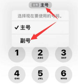 广汉苹果14维修店分享iPhone 14 Pro Max使用副卡打电话的方法 