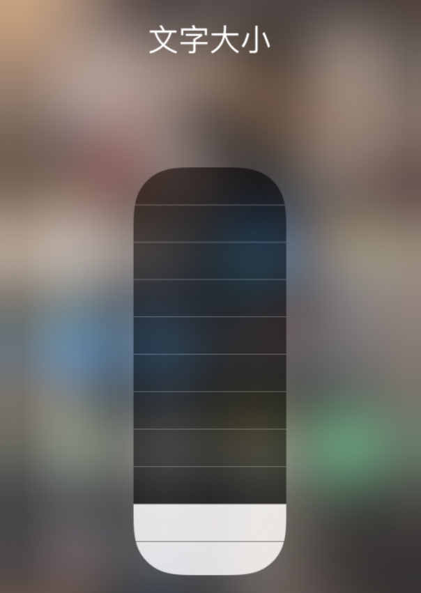 广汉苹果手机维修分享小技巧：在 iPhone 控制中心快速调节字体大小 